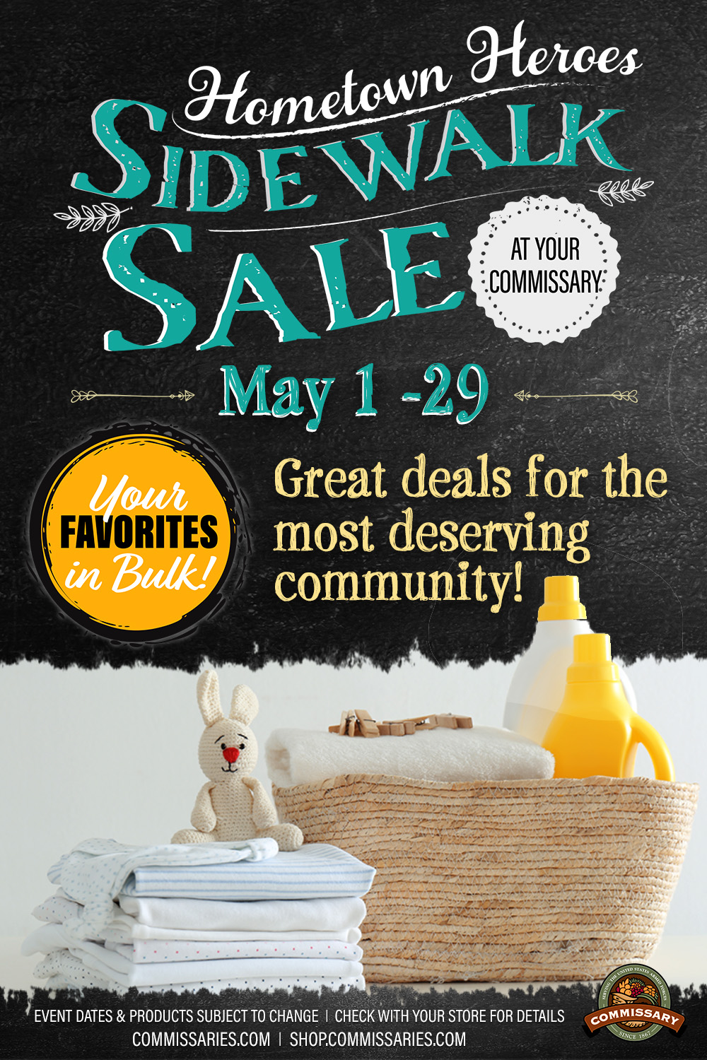 May Commissary Sidewalk Sale