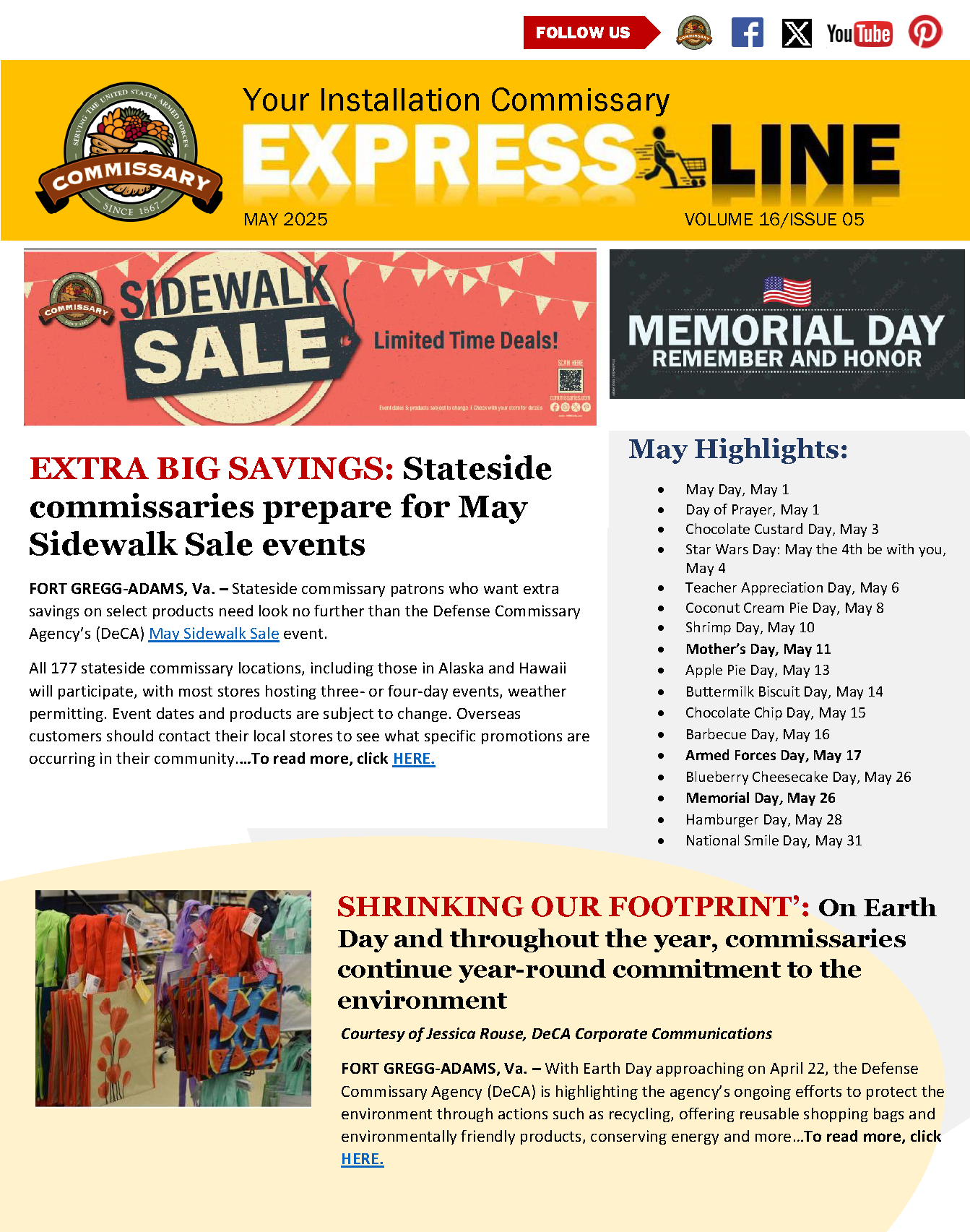 Commissary Express Line